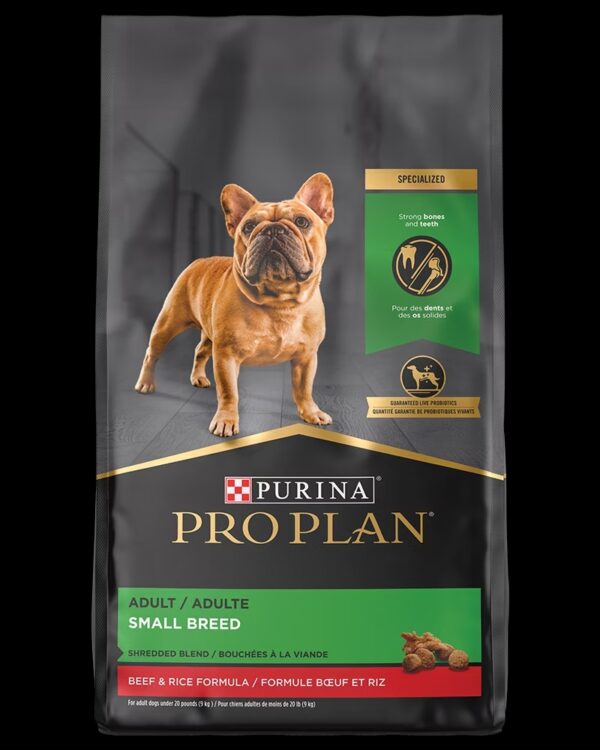 Pro Plan Small Breed Shredded Blend Beef & Rice Dog Food Dry Dog Food