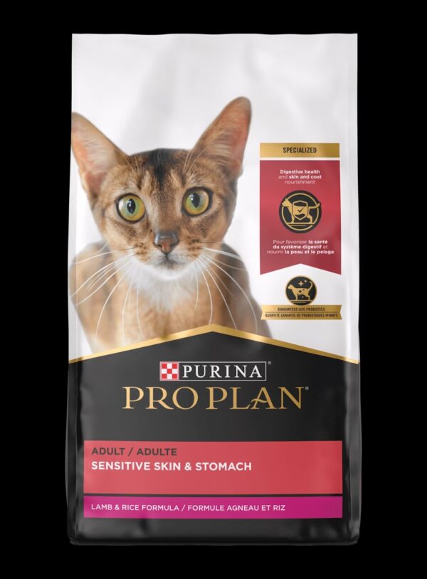 Pro Plan Adult Sensitive Skin & Stomach Lamb & Rice Formula Dry Cat Food